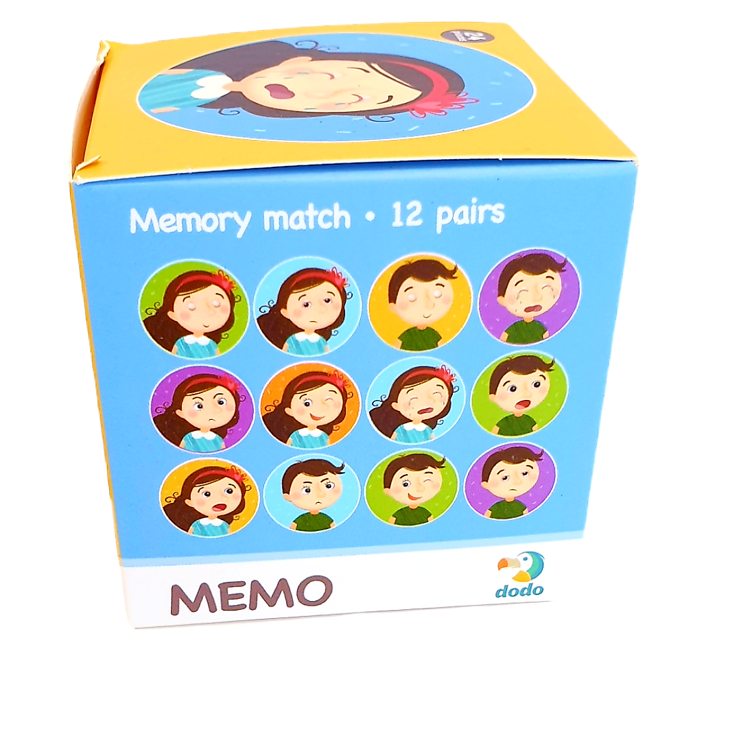 Stalo žaidimas memo "Emocijos"
