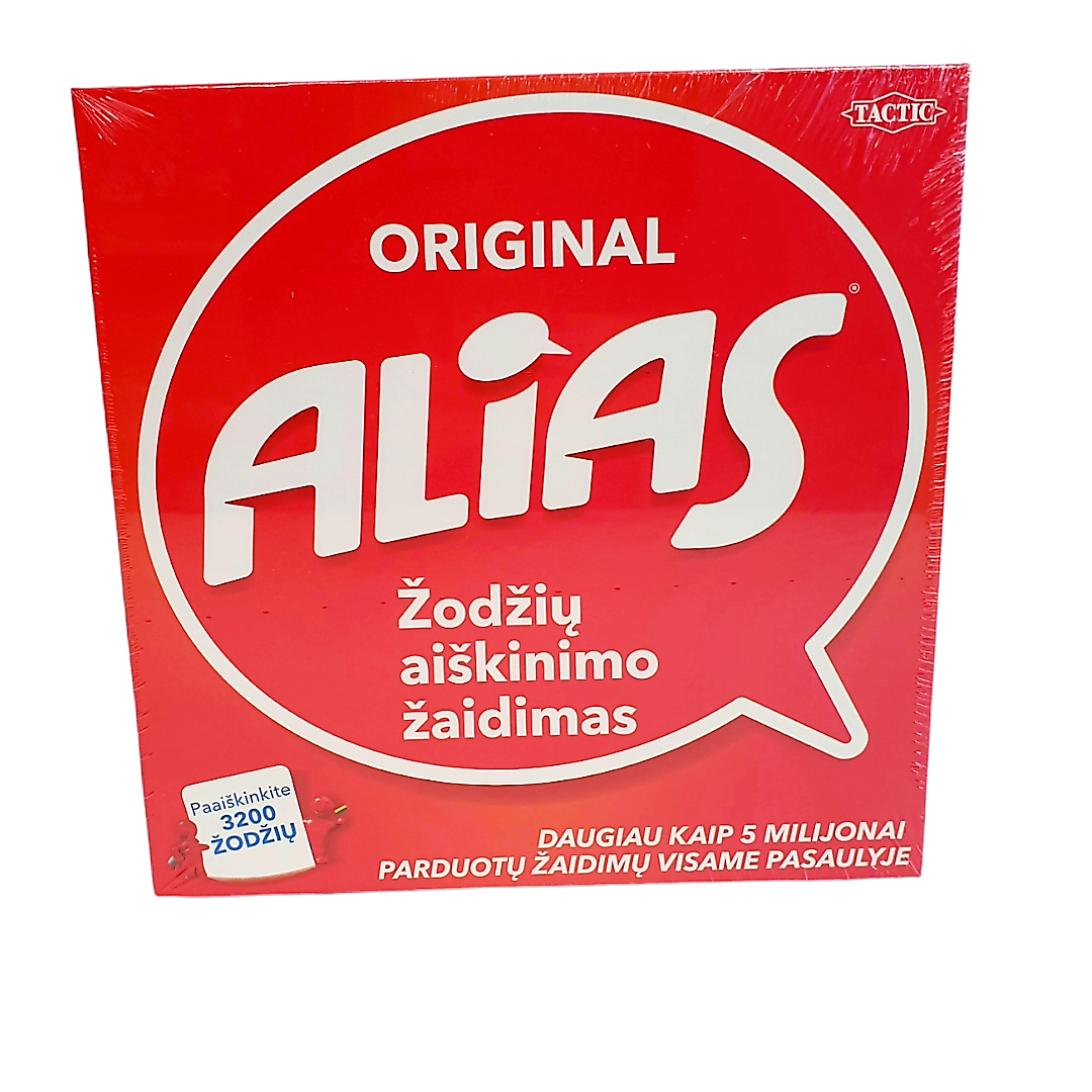 Stalo žaidimas "Alias" originalus