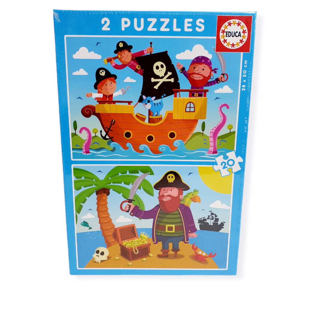 Dėlionių rinkinys 2in1 "Piratai"