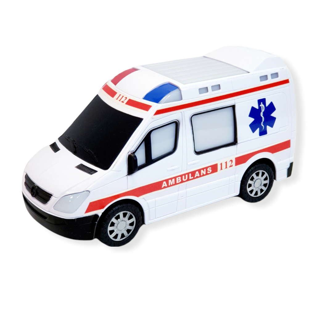 Greitosios pagalbos automobilis su garsais