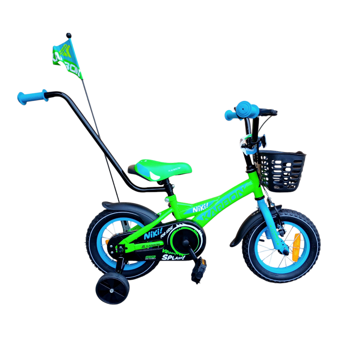 Vaikiškas dviratis "Karbon" green