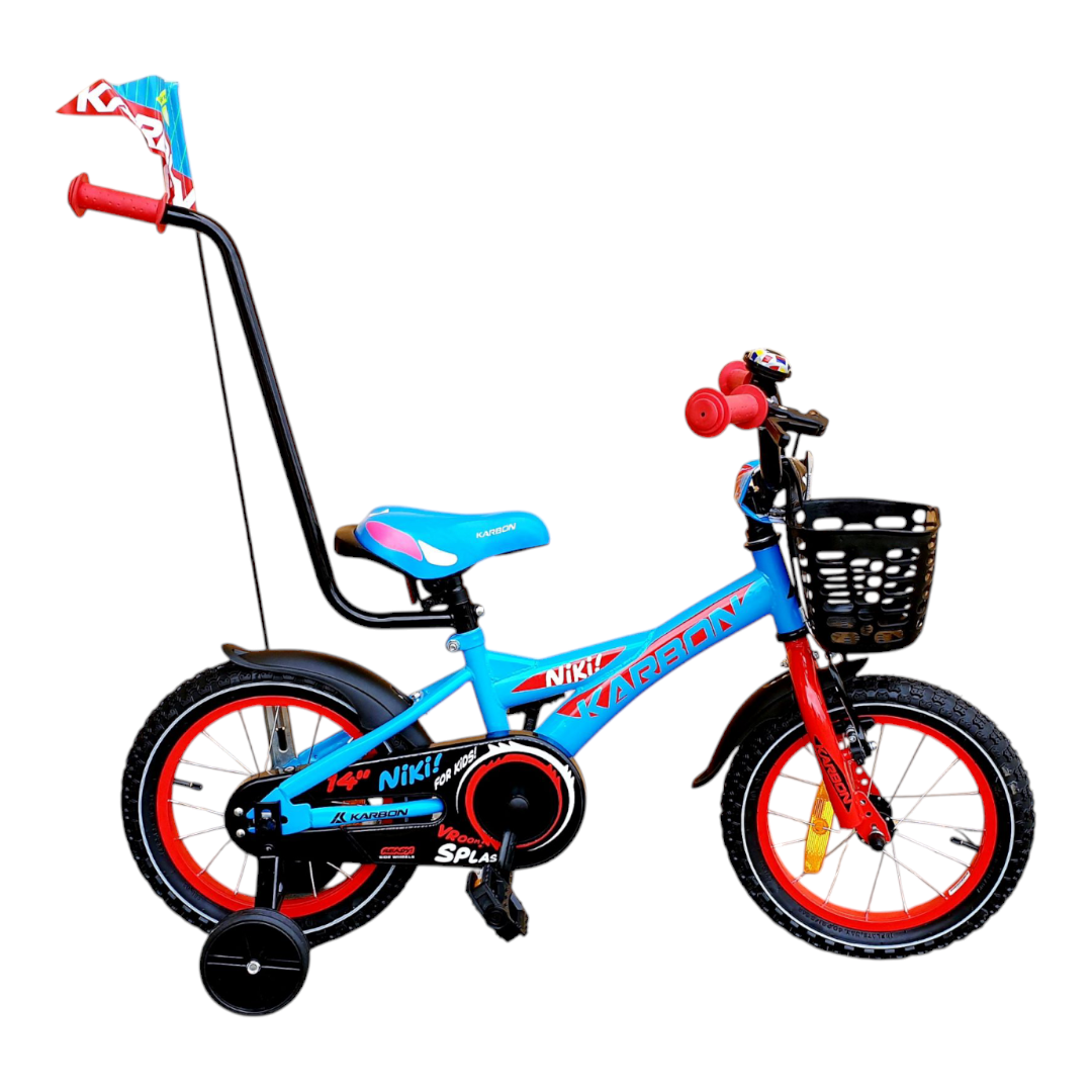 Vaikiškas dviratis "Karbon" blue/red
