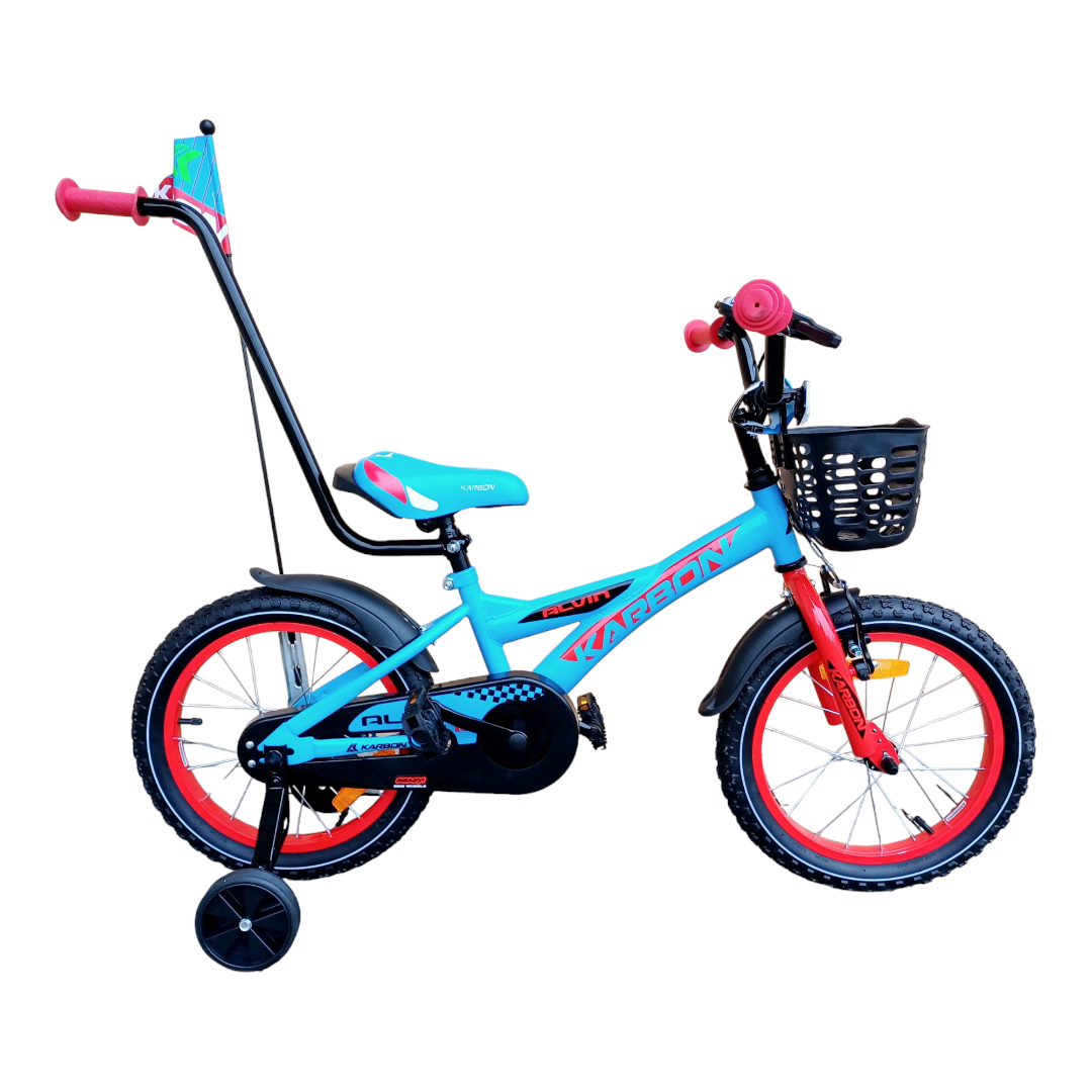 Vaikiškas dviratis "Karbon" blue/red