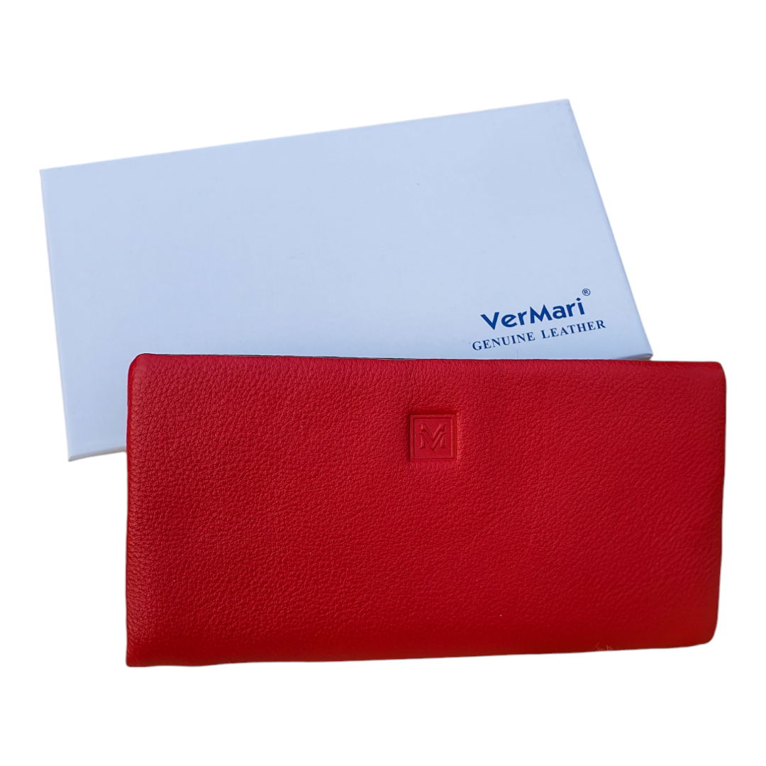 Natūralios odos piniginė "Vermari" red