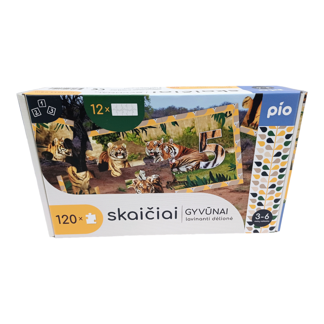 Lavinamoji dėlionė "Skaičiai"