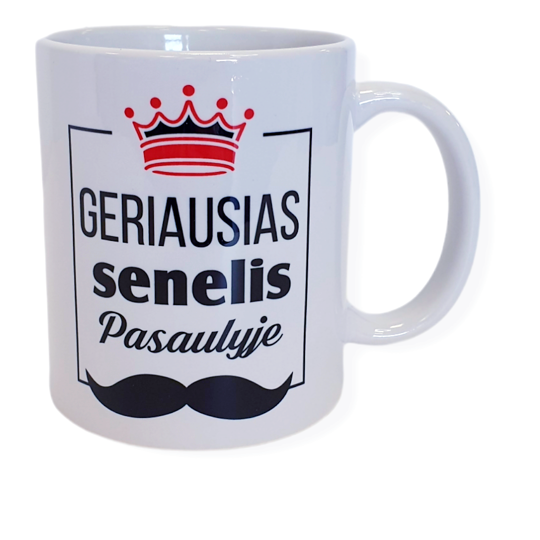 Puodelis "Geriausias senelis"