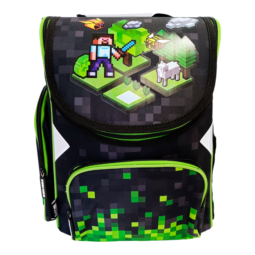 Mokyklinė kuprinė pradinukui "Minecraft"