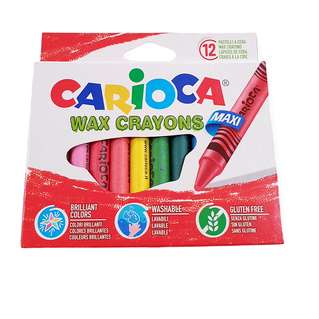 Vaškinių kreidelių rinkinys "Carioca" maxi