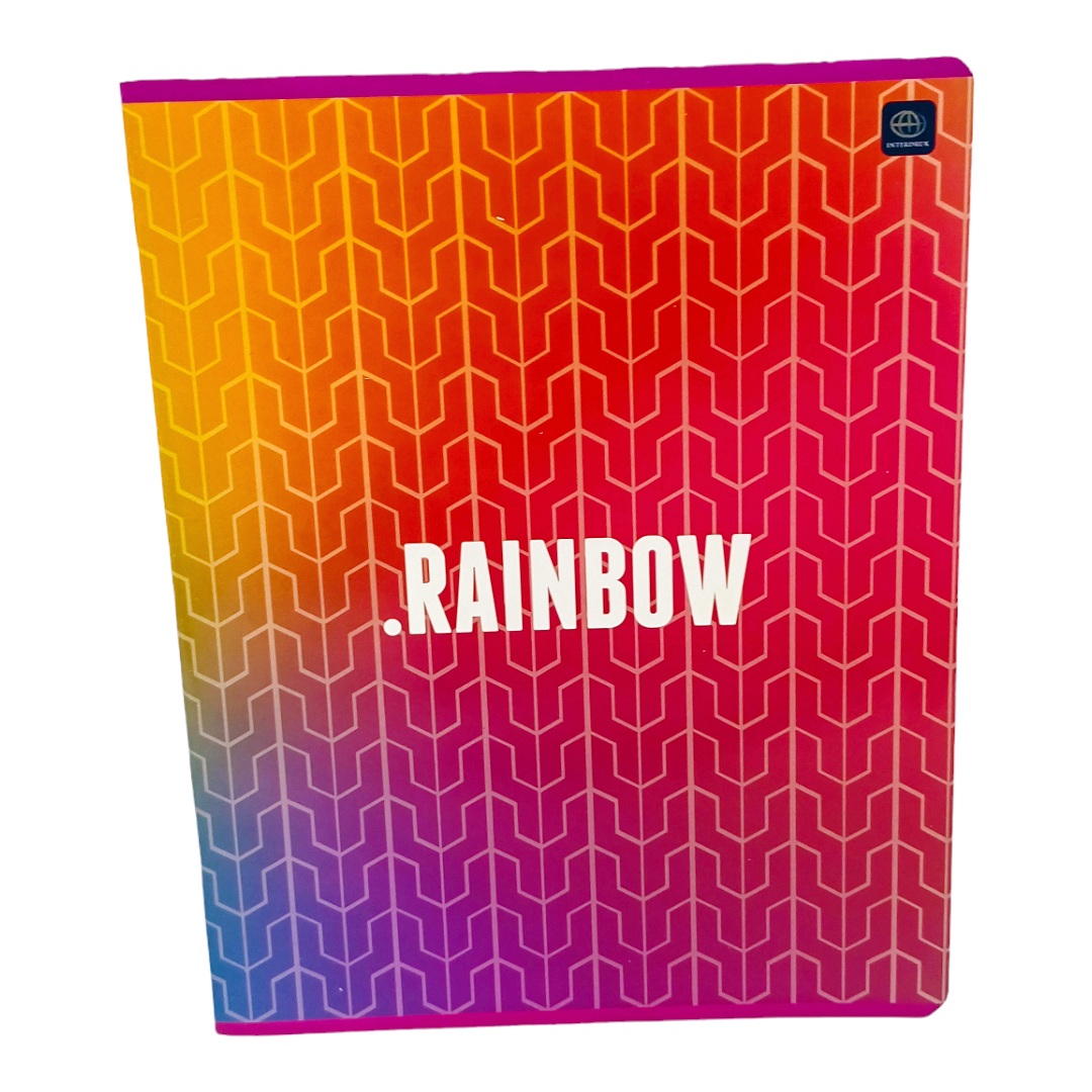 Sąsiuvinis 48 lapai langeliais "Rainbow"