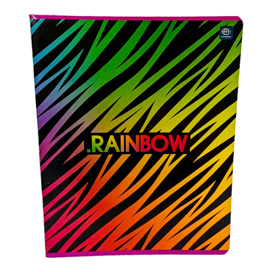 Sąsiuvinis 48 lapai langeliais "Rainbow"