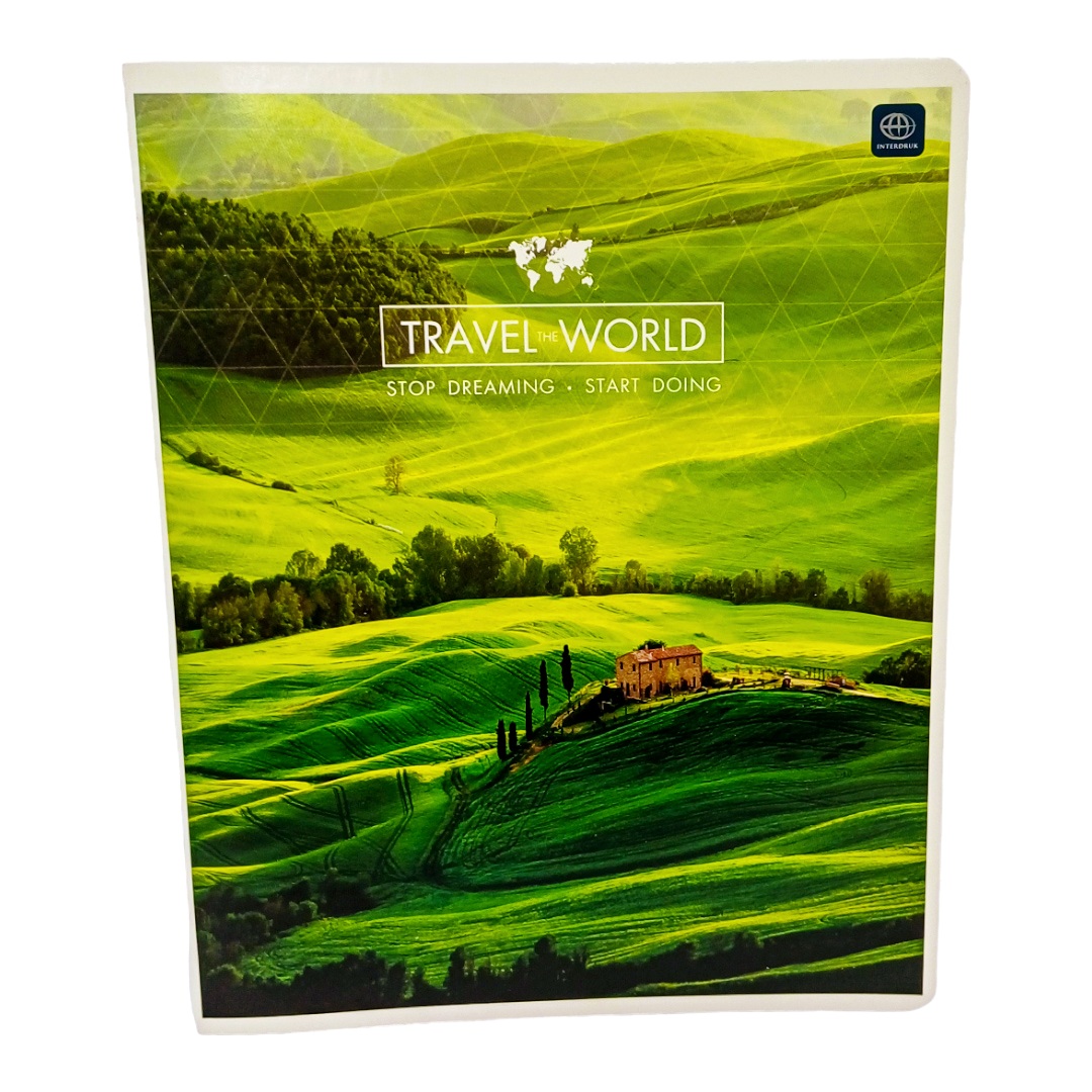 Sąsiuvinis 48 lapai langeliais " Travel the world"