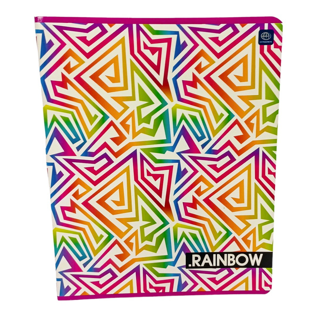 Sąsiuvinis 48 lapai langeliais "Rainbow"