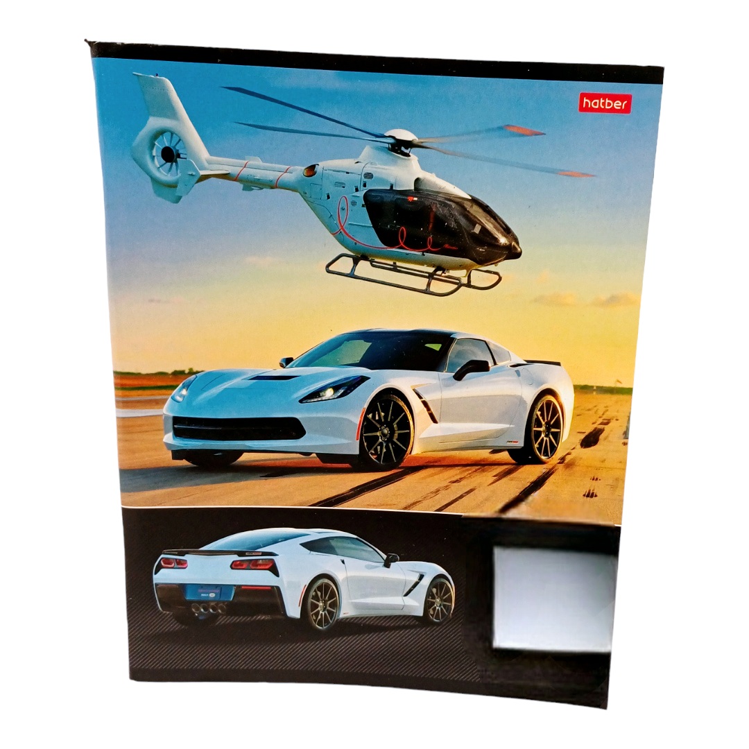 Sąsiuvinis 95 lapai langeliais "The best cars"