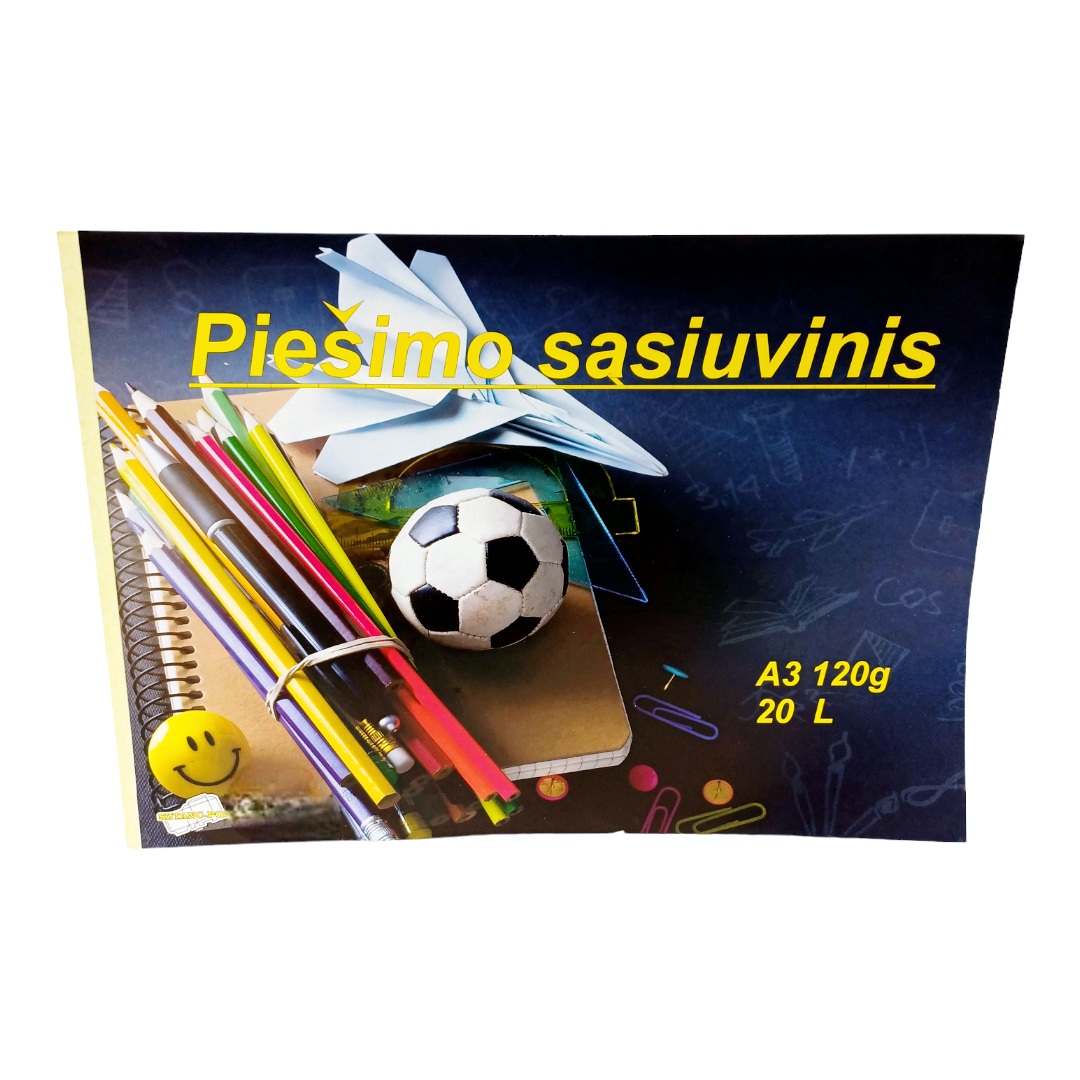 A3 formato piešimo sąsiuvinis