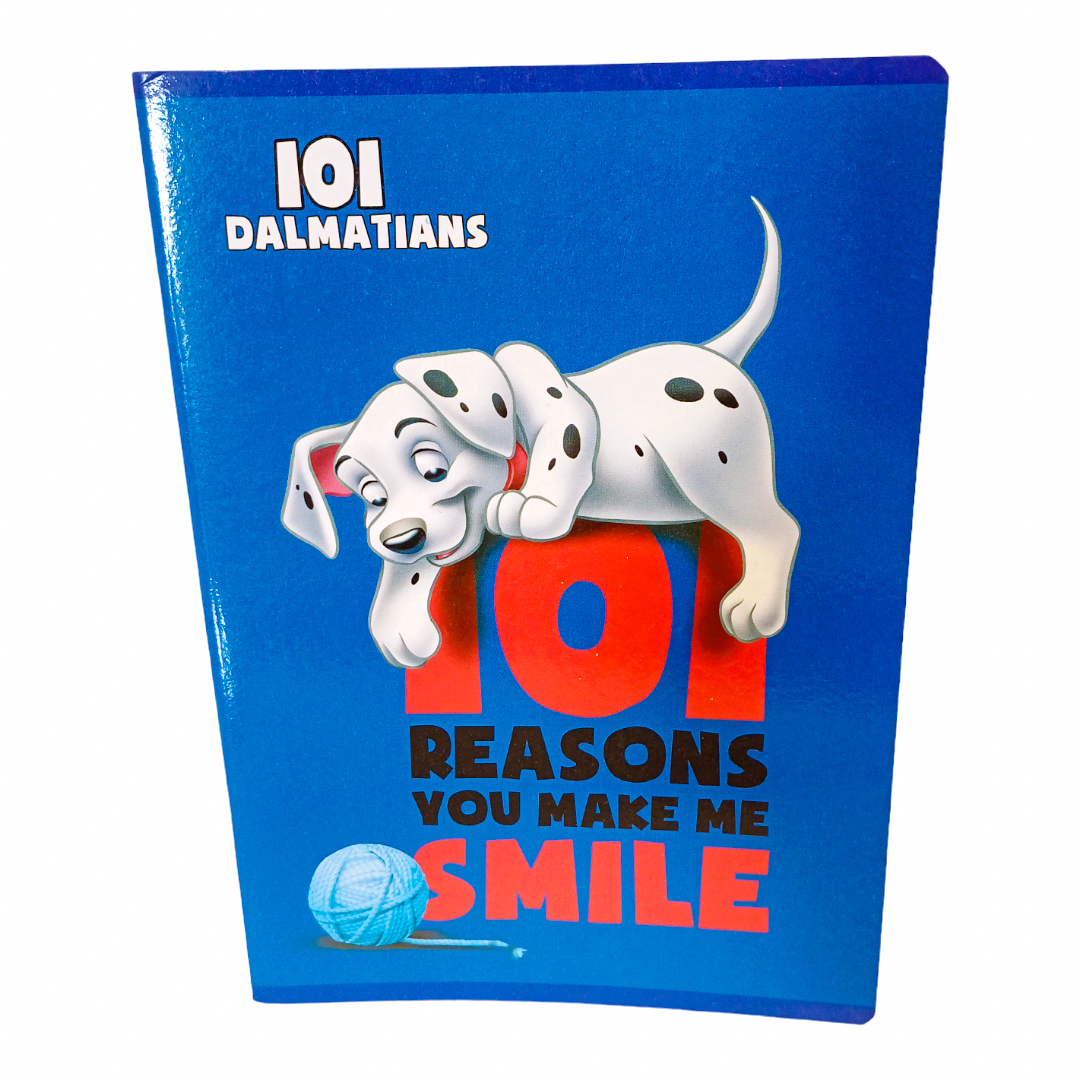 Sąsiuvinis 52 lapai linija "101 dalmantinas"