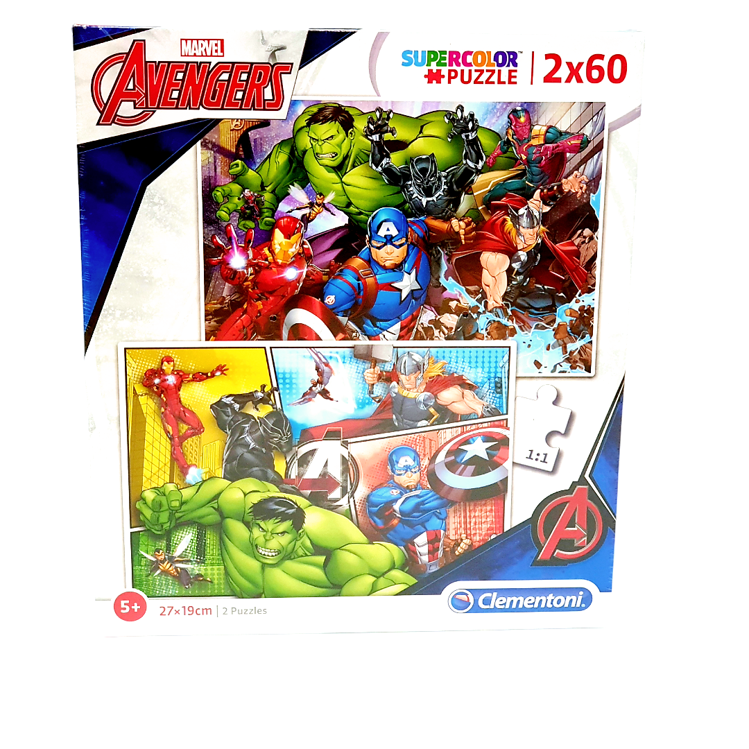 Dėlionių rinkinys 2in1 "Herojai"