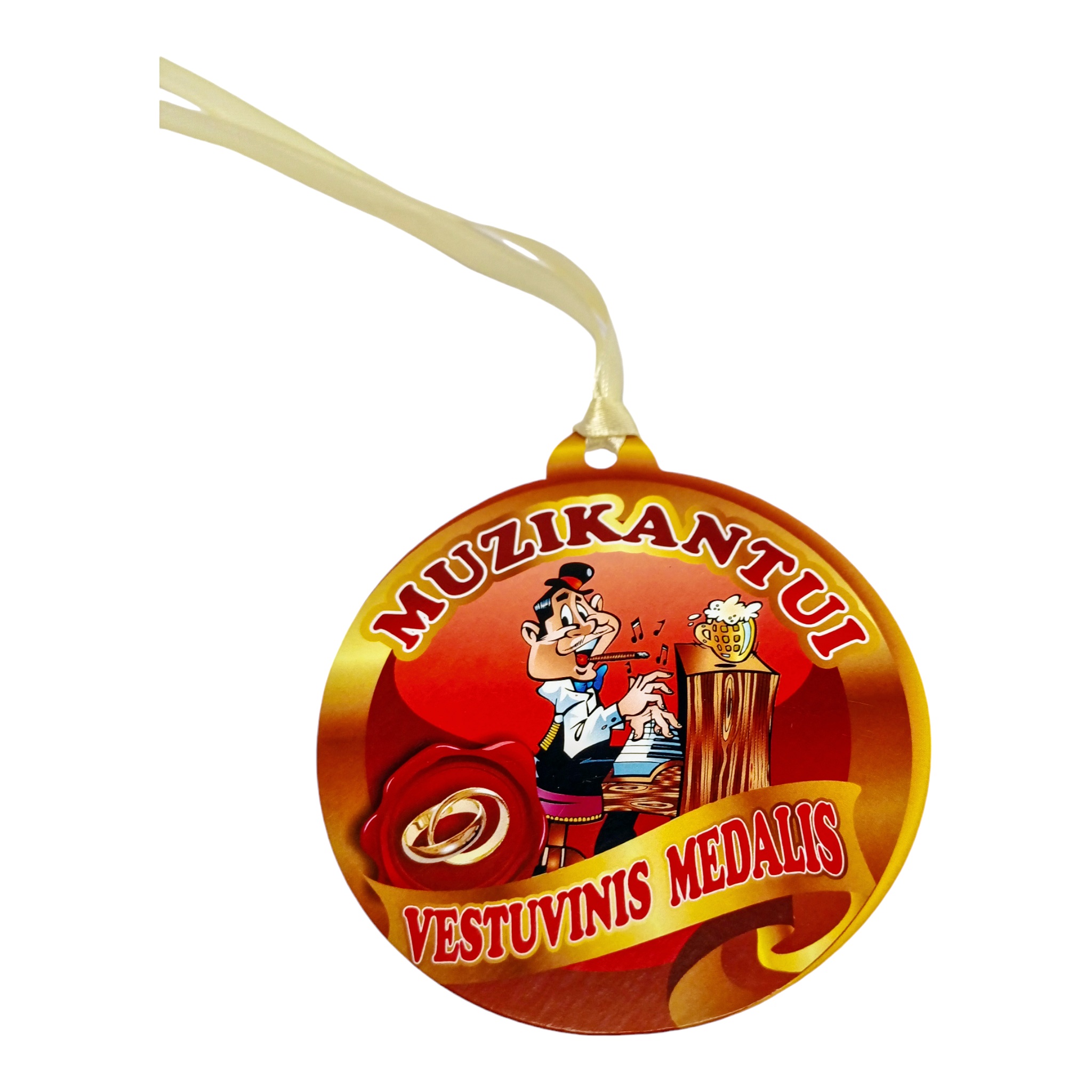 Vestuvių medalis "Muzikantui"