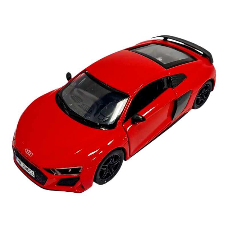 Metalinis modeliukas "2020 Audi R8 coupe" raudona
