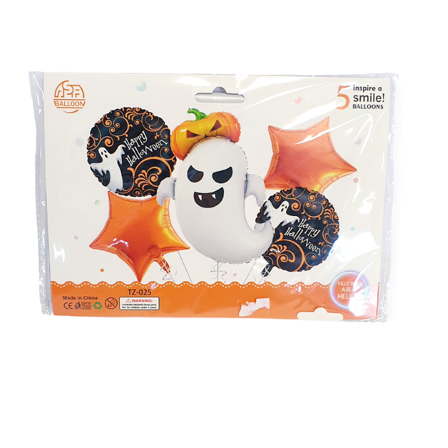 Folinių balionų rinkinys "Happy Halloween"