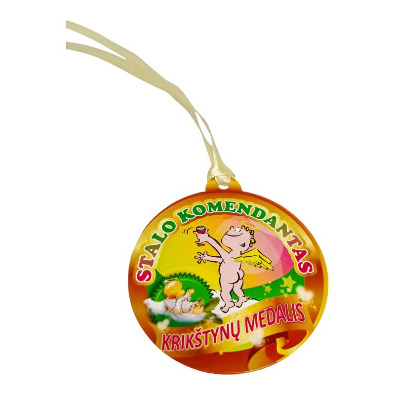 Krikštynų medalis "Stalo komendantas"
