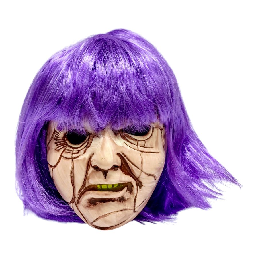 Perukas karnavalui violetinė spalva