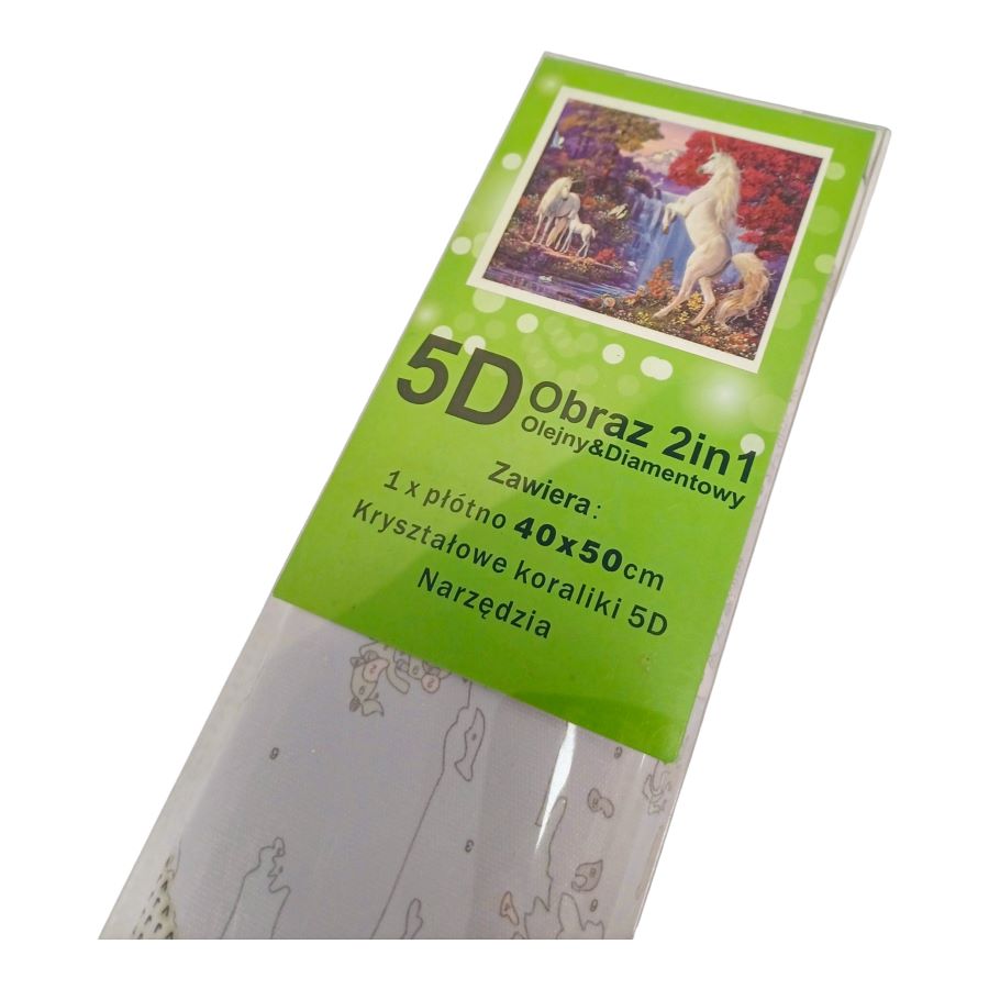 5D deimantinė mozaika 2in1 "Vienaragiai"