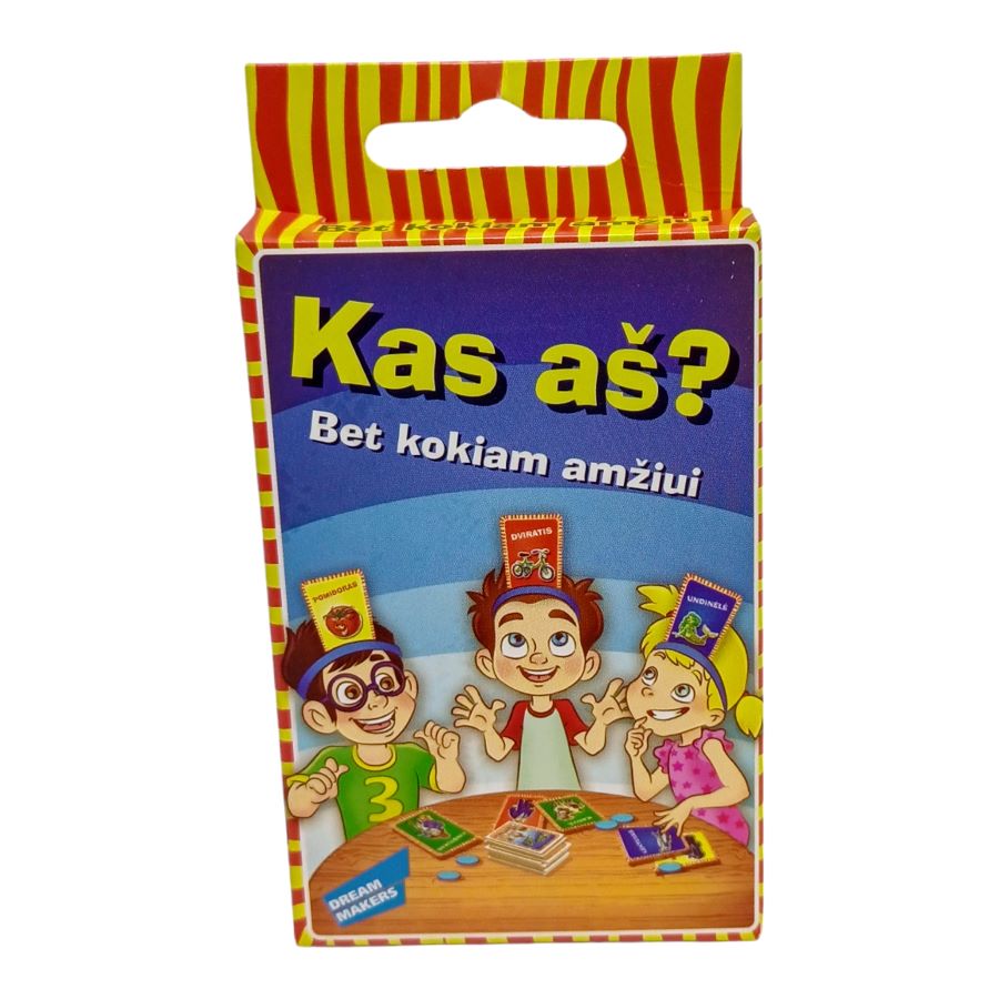 Kortelių žaidimas "Kas aš?"