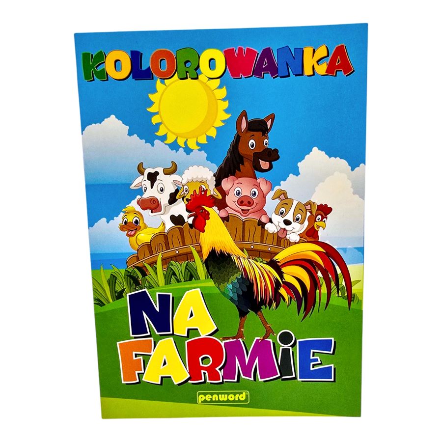 Spalvinimo knygelė "Ūkio gyvūnai"
