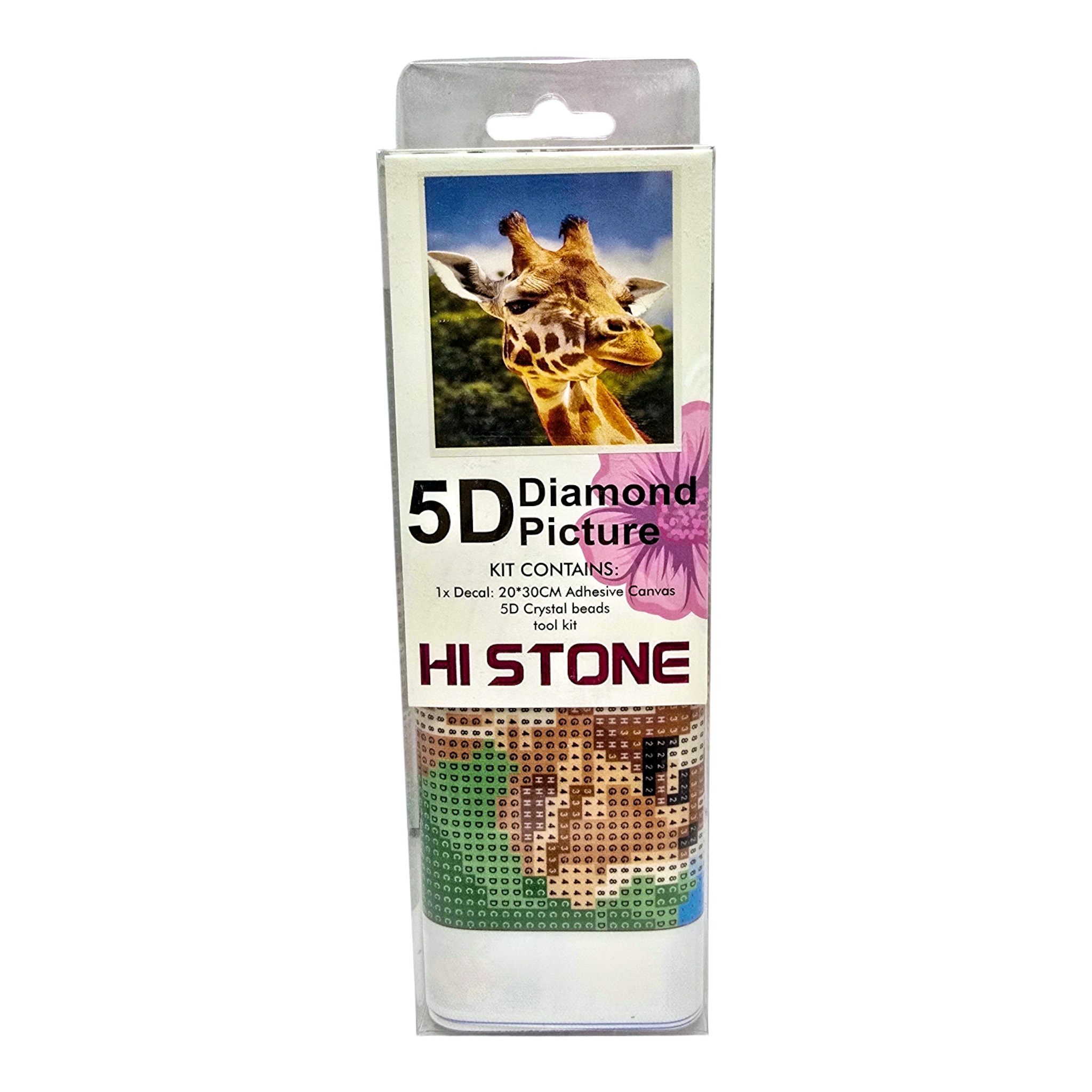 5D deimantinė mozaika "Žirafa"