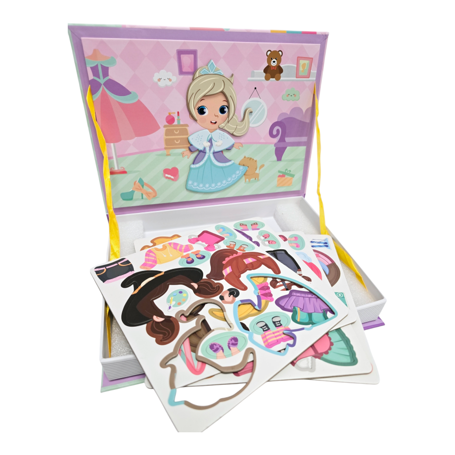 Magnetinė dėlionė "Princesės"