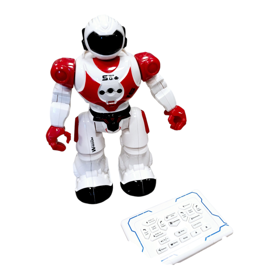 Robotas valdomas pulteliu