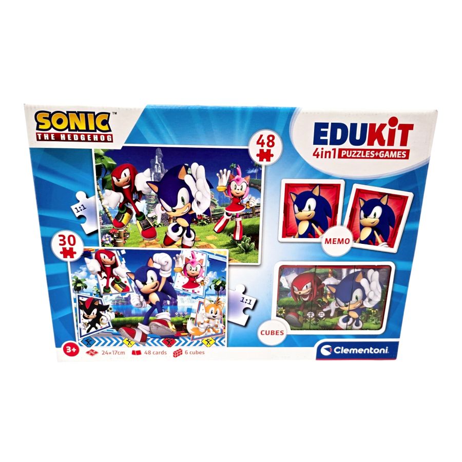 Žaidimų rinkinys 4in1 "Sonikas"