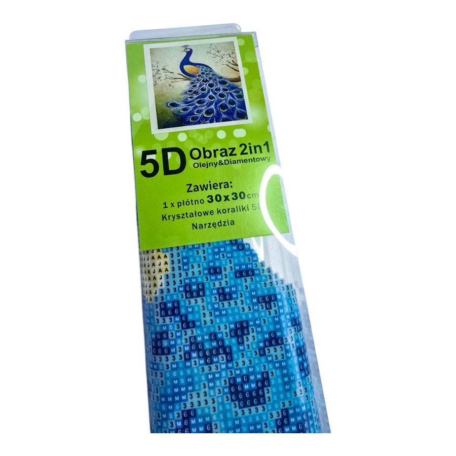 5D deimantinė mozaika 2in1 "Povas"