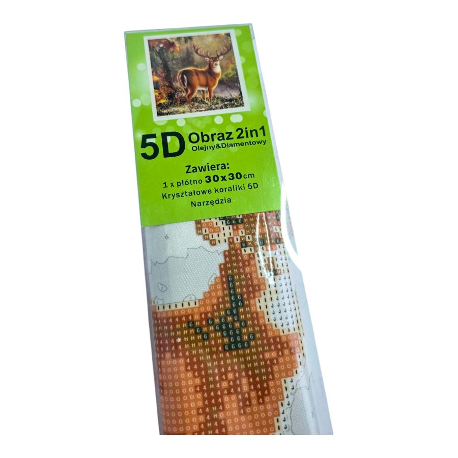 5D deimantinė mozaika 2in1 "Elnias"