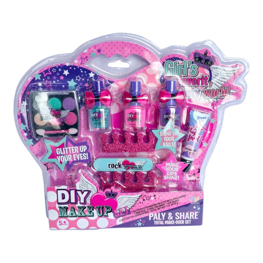 Vaikiškos kosmetikos rinkinys "DIY makeup set"
