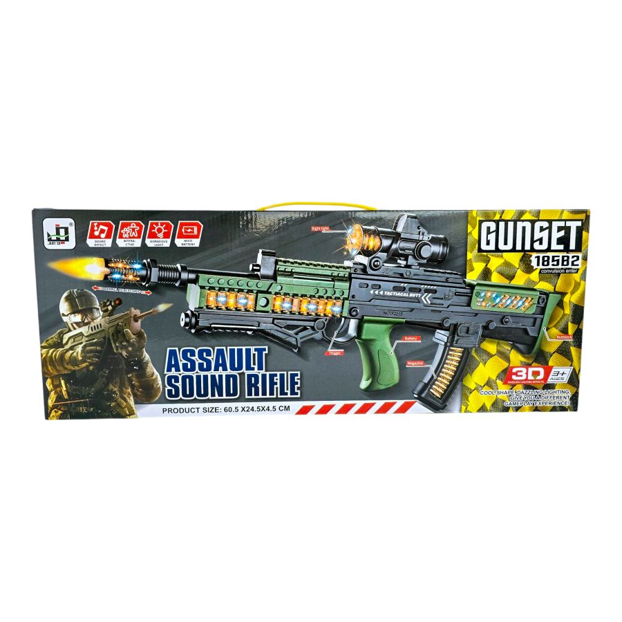Šautuvas su garsais "Gunset 18582"