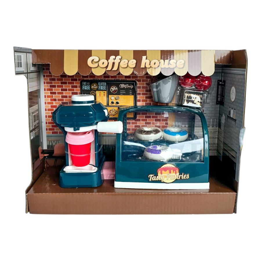 Kavos aparatas su rinkiniu "Coffee time"