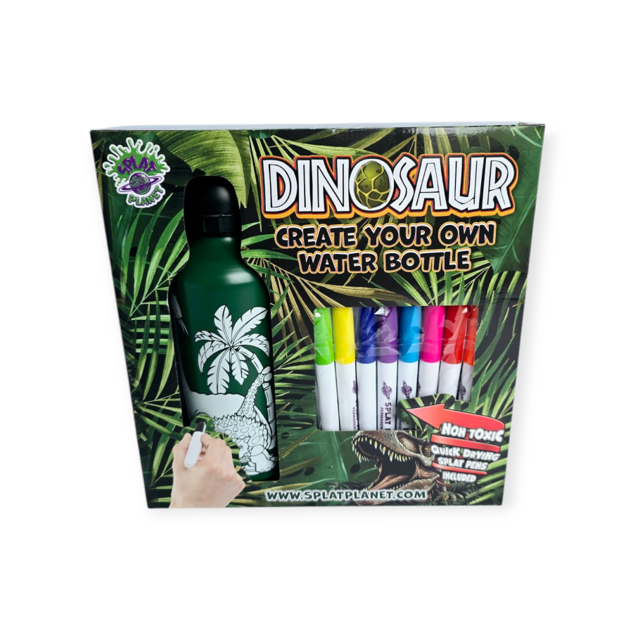 Spalvinama gertuvė su flomasteriais "Dinozaurai"