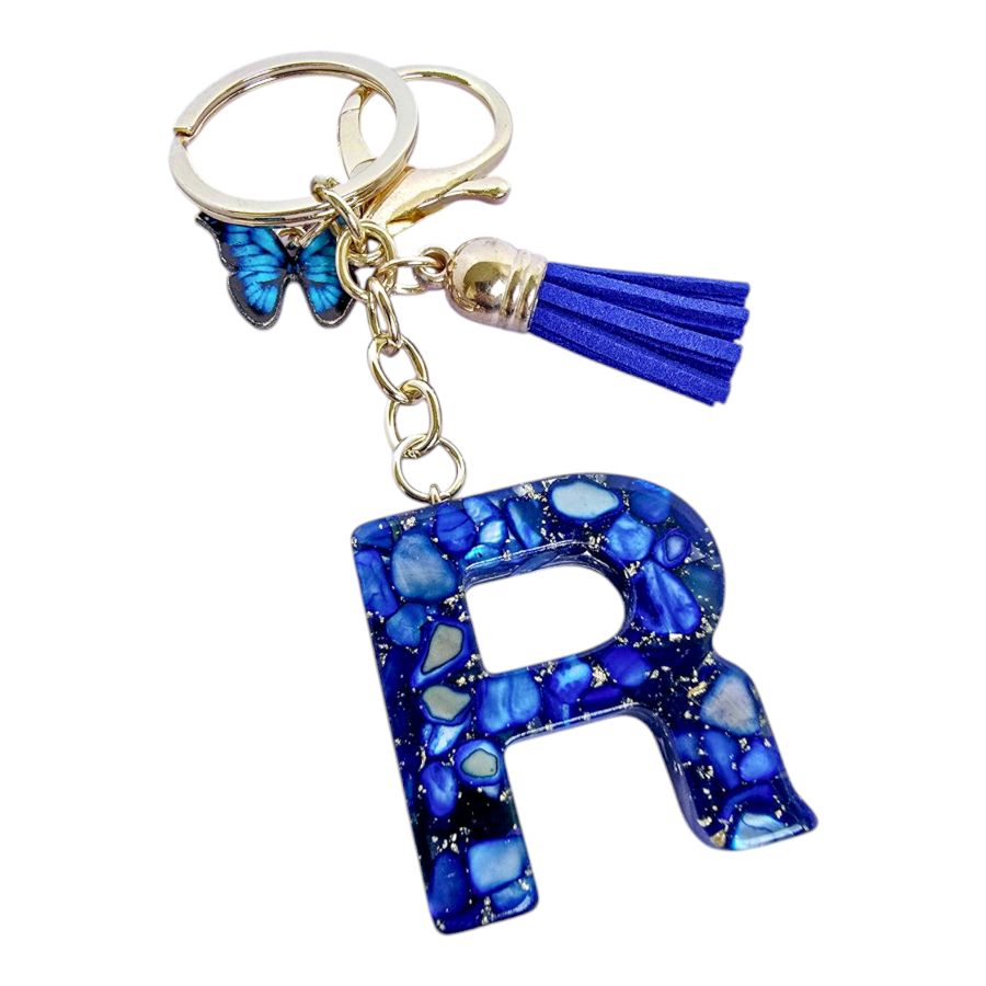 Raktų pakabukas raidė "R"
