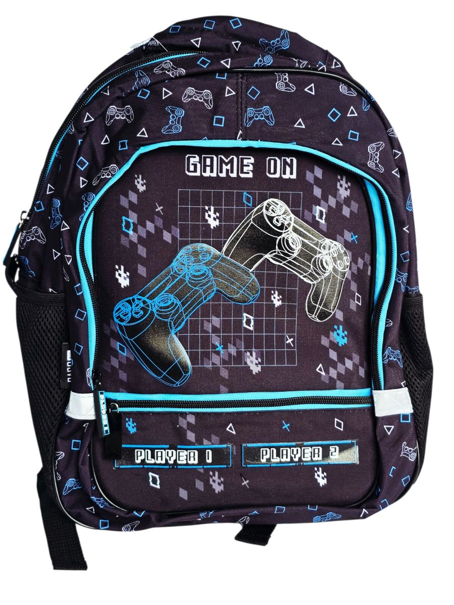 Mokyklinė kuprinė pradinukui "GAME ON"
