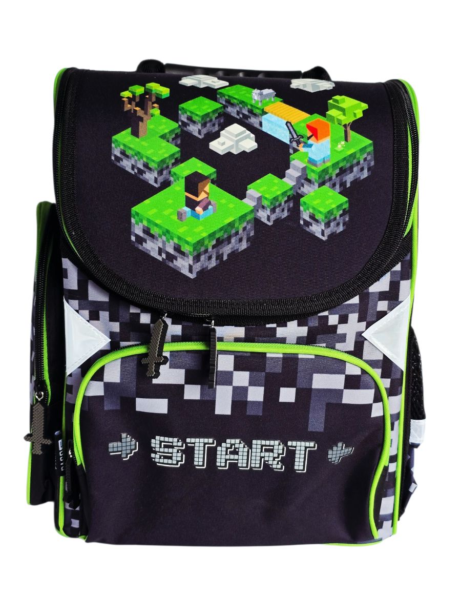 Mokyklinė kuprinė pradinukui "Minecraft"