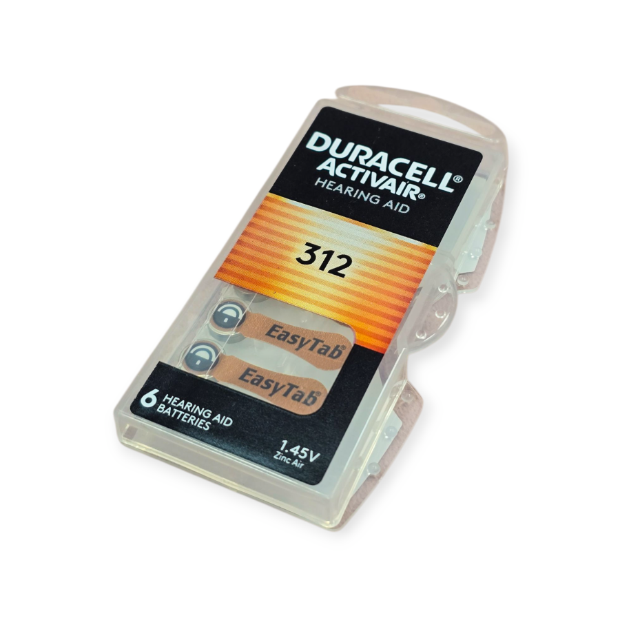 Baterijų rinkinys "Duracell activair"  312 klausos aparatams