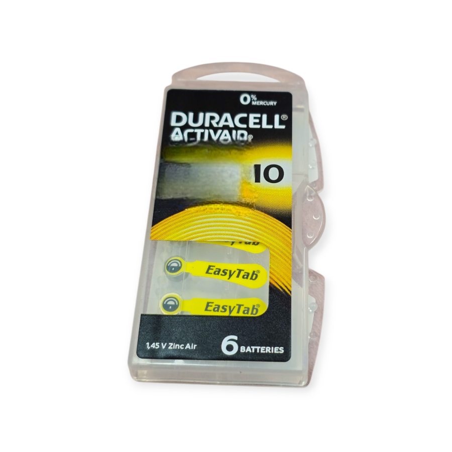 Baterijų rinkinys "Duracell activair" 10 klausos aparatams
