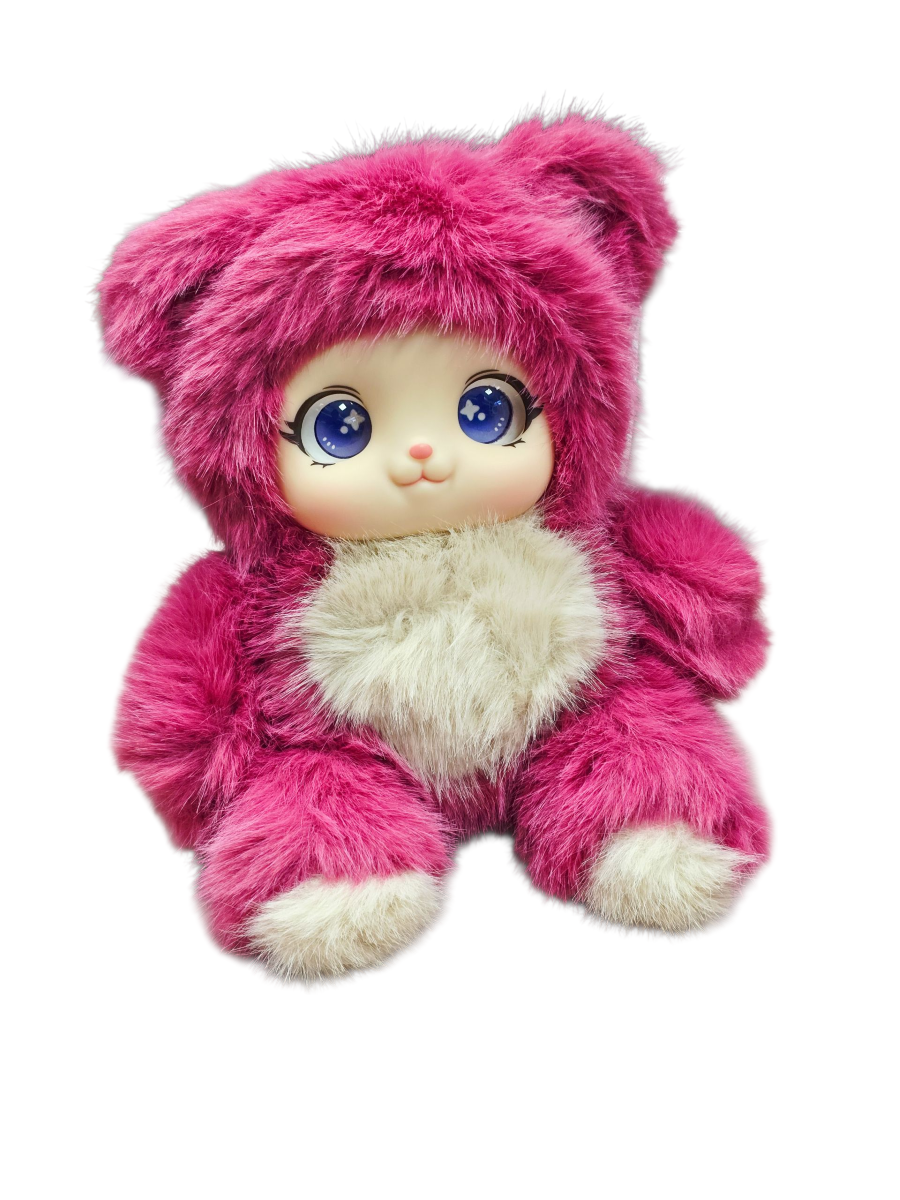 Pliušinis žaislas "Rausva meškutė"