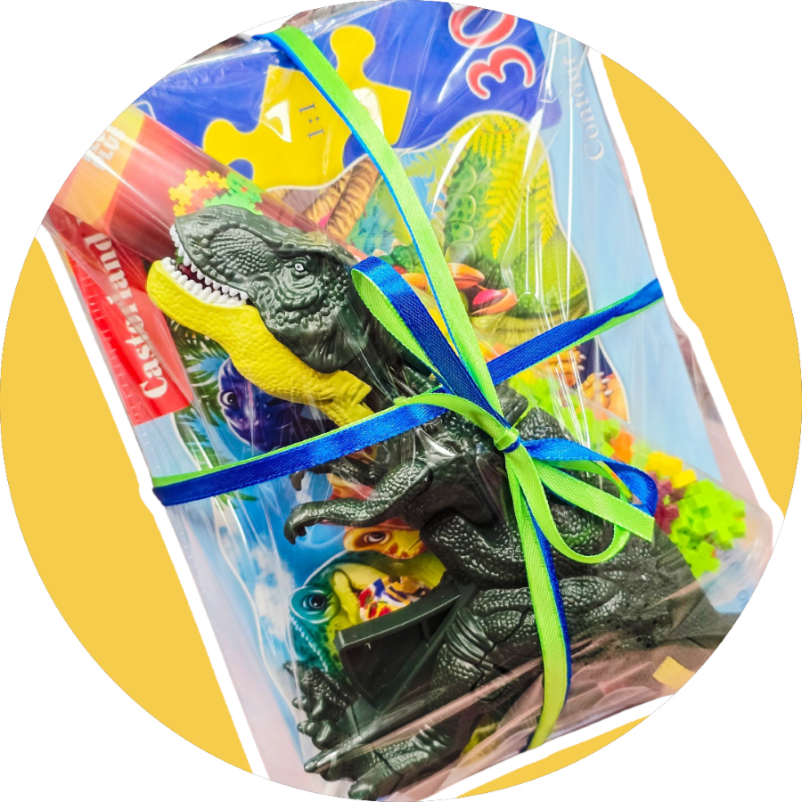 Dovanų rinkinys berniukui "Dinozaurai"