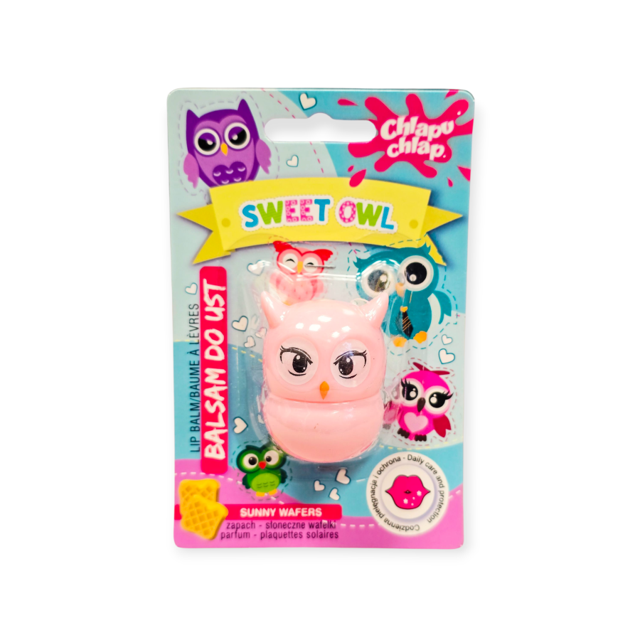 Vaikiškas lūpų balzamas "Pelėda"