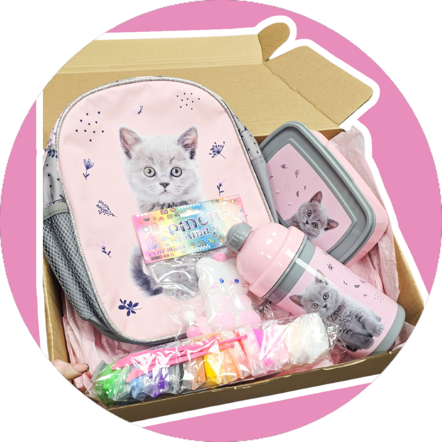 Dovanų rinkinys mergaitei "Kačiukai"