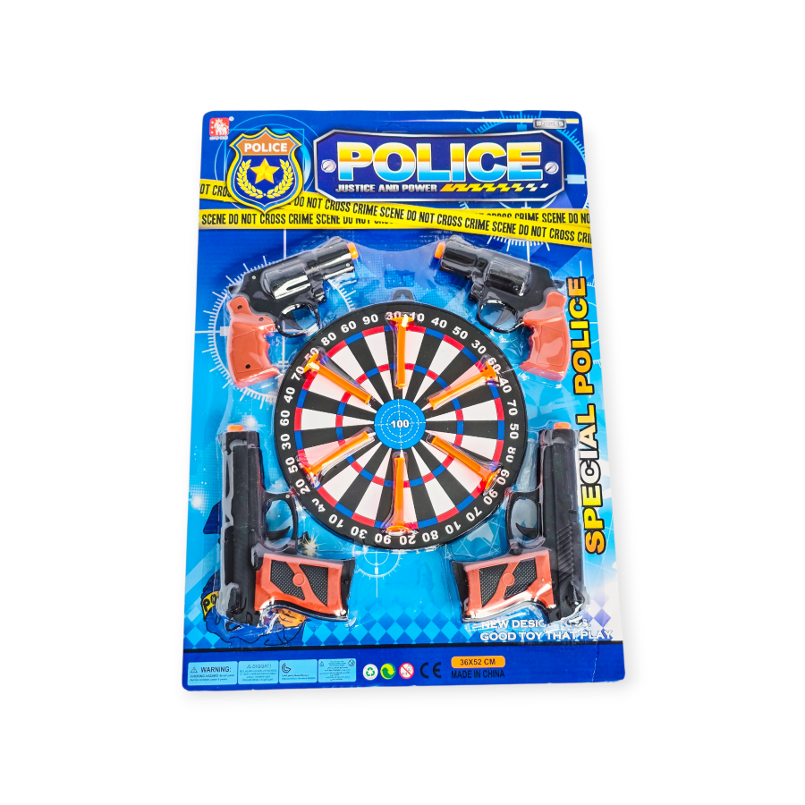Šautuvų rinkinys su taikiniu "Police"