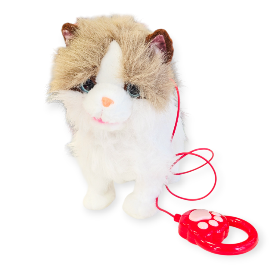 Interaktyvus kačiukas su pavadėliu