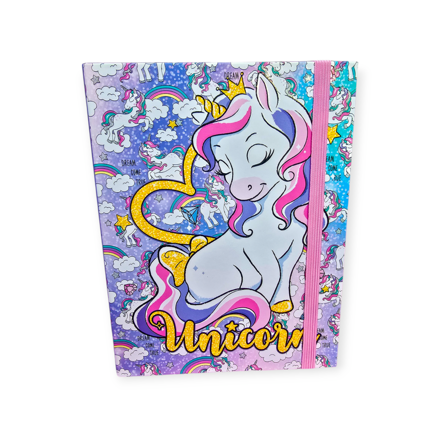 Aplankalas - papkė sąsiuviniams "Vienaragis"